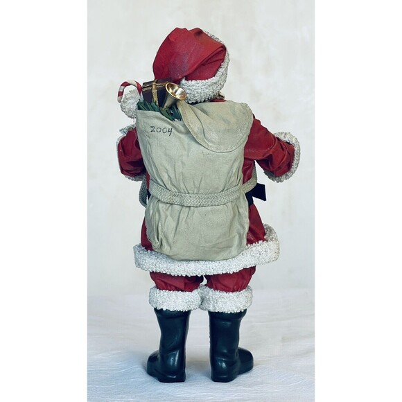 Clothique Possible Dreams Christmas Santa W Christmas Tree Gifts Drum 10" 2004 - Picture 6 of 13